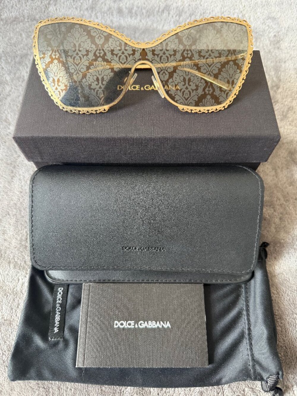 Dolce & Gabbana Butterfly Shield Sunglasses